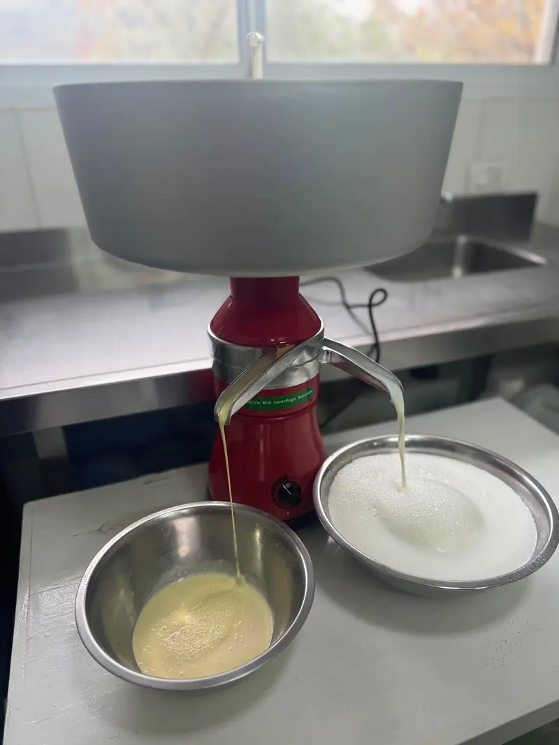 Descremadora de leche